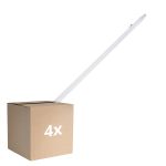 Mehrfachpackung 4x Ledvance LED Feuchtraumleuchte Feuchtigkeitsdicht Eco Slim 36W 4320lm - 840 Kaltweiß | 120cm